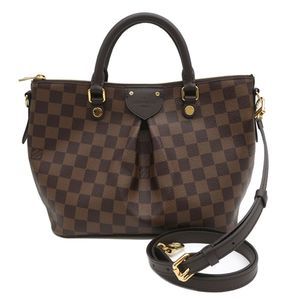 Louis Vuitton Sienna PM Damier Brown Gold Metal Fittings